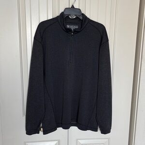 Pebble Beach Performance Quarter-Zip Pullover Size L Navy